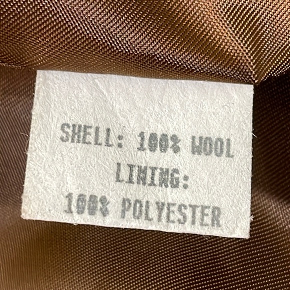 Vintage Houndstooth Blazer with Brown Accents - Picture 11 of 15